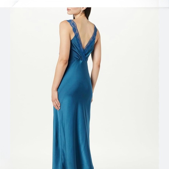 Chic Teal Midi Dress for Women - Picture 2 of 12